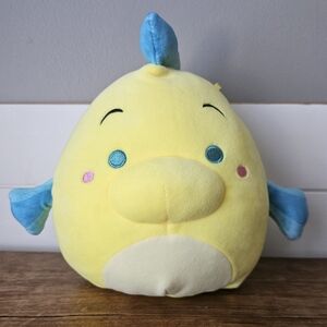8" Disney, Little Mermaids Flounder Squishmallow